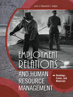 cover image of Employment Relations and Human Resource Management